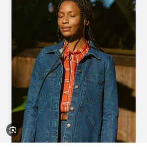 Carleen Triangle Pocket Denim Jacket